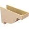 Ekena Millwork 9"W x 27"D x 18"H Classic Alpine Rough Cedar Woodgrain TimberThane Corbel, Primed Tan CORUR09X27X18ALPRCPR - alternate 5